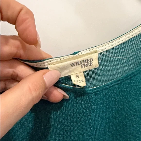 Aritzia Wilfred free Sleeveless Emerald Dress size small - Picture 4 of 7